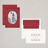 "Paisley" - Diwali Cards in Magenta by Morgan Kendall - Assembled