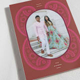 "Paisley" - Diwali Cards in Magenta by Morgan Kendall - Detail