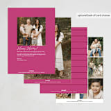"Shubh Diwali" - Diwali Cards in Magenta by Hudson meet Rose - Back of Card Options