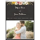 "Plentiful Blossoms" - Wedding Website in Soft Peach by Faith Harlow - Mobile Layout