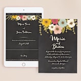 "Plentiful Blossoms" - Wedding Website in Soft Peach by Faith Harlow - Match Your Stationery