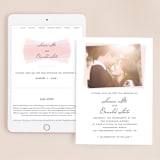 "Romantic Frame" - Wedding Website in Soft Petal by SimpleTe Design - Match Your Stationery