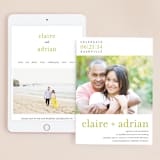 "float + celebrate" - Wedding Website in Celery by Float Paperie - Match Your Stationery