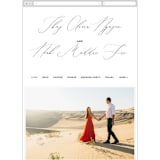 "la noce" - Wedding Website in Ink by Design Lotus - Mobile Layout