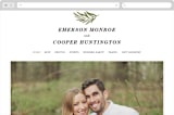 "Olive Branch" - Wedding Website in Olive by Wildfield Paper Co - Desktop Design