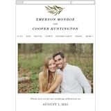 "Olive Branch" - Wedding Website in Olive by Wildfield Paper Co - Mobile Layout