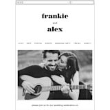 "Letters" - Wedding Website in Silk by JoAnn Jinks - Guest Management