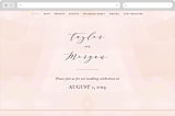 "Formal Watercolor" - Wedding Website in Bashful by Jennifer Postorino - Desktop Design