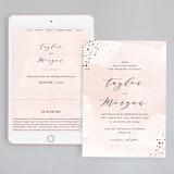 "Formal Watercolor" - Wedding Website in Bashful by Jennifer Postorino - Match Your Stationery