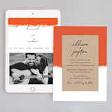 "Joyfully Ever After" - Wedding Website in Tangerine by Faith Harlow - Match Your Stationery