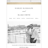 "Gilded Frame" - Wedding Website in Gold by Stacey Meacham - Mobile Layout