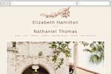 "Enchanted" - Wedding Website in Maple by Griffinbell Paper Co. - Desktop Design