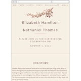 "Enchanted" - Wedding Website in Maple by Griffinbell Paper Co. - Guest Management