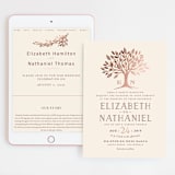 "Enchanted" - Wedding Website in Maple by Griffinbell Paper Co. - Match Your Stationery