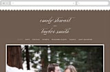 "Sweet scallop" - Wedding Website in Taupe by Annie Clark - Desktop Design