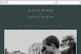 "Arched Pampas" - Wedding Website in Basil by Kaydi Bishop - Desktop Design