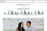 "painted woods" - Wedding Website in Rain by Anne Kostecki - Desktop Design
