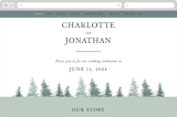 "painted woods" - Wedding Website in Rain by Anne Kostecki - Desktop Design