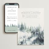 "painted woods" - Wedding Website in Rain by Anne Kostecki - Match Your Stationery