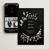 "Enchanted fields" - Wedding Website in Noir by Jennifer Wick - Match Your Stationery