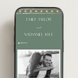 "Princess" - Wedding Website in Pine by Claudia Orengo - Mobile Layout