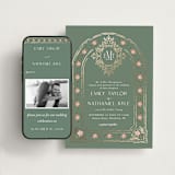 "Princess" - Wedding Website in Pine by Claudia Orengo - Match Your Stationery