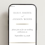 "Fineline" - Wedding Website in Spun Sugar by Jessica Williams - Mobile Layout