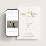 "Posy" - Wedding Website in Blush by Everett Paper Goods - Match Your Stationery