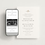 "Petite Sprig" - Wedding Website in Black Dahlia by Olivia Raufman - Match Your Stationery