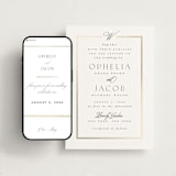 "Elegant Type" - Wedding Website in Pearl by Leah Bisch - Match Your Stationery