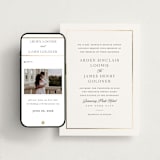 "Opulence" - Wedding Website in Pearl by Stacey Meacham - Match Your Stationery