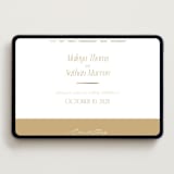 "Magazine" - Wedding Website in Lace by Kaydi Bishop - Desktop Design
