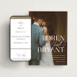"Loren" - Wedding Website in Cotton by Christie Garcia - Match Your Stationery