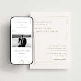 "The Gallery" - Wedding Website in Quartz by Kristie Kern - Match Your Stationery