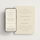 "Bow Tie" - Wedding Website in Ivory by Baumbirdy - Match Your Stationery