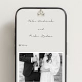 "Hand Illustrated Whimsical Chandelier" - Wedding Website in Noir by Jackie Crawford - Mobile Layout