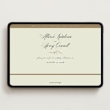 "All Tied Up" - Wedding Website in Champagne by Chris Griffith - Desktop Design