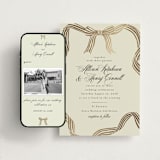 "All Tied Up" - Wedding Website in Champagne by Chris Griffith - Match Your Stationery