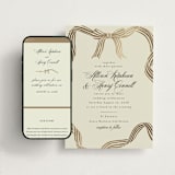 "All Tied Up" - Wedding Website in Champagne by Chris Griffith - Match Your Stationery