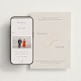 "Eloquent" - Wedding Website in Ivory by Angela Thompson - Match Your Stationery