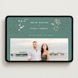 "Southern Romance" - Wedding Website in Eucalyptus by Simona Camp - Desktop Design