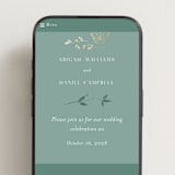 "Southern Romance" - Wedding Website in Eucalyptus by Simona Camp - Mobile Layout