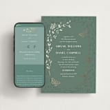 "Southern Romance" - Wedding Website in Eucalyptus by Simona Camp - Match Your Stationery