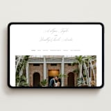 "Formally" - Wedding Website in Mist by Sarah Brown - Desktop Design