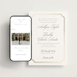 "Formally" - Wedding Website in Mist by Sarah Brown - Match Your Stationery