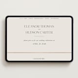 "oval" - Wedding Website in Sandstone by Lori Wemple - Desktop Design