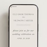 "oval" - Wedding Website in Sandstone by Lori Wemple - Mobile Layout