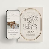 "oval" - Wedding Website in Sandstone by Lori Wemple - Match Your Stationery