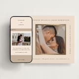 "Framed Photo" - Wedding Website in Latte by Stacy Maalouf - Match Your Stationery