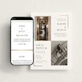 "Documentary" - Wedding Website in Lily by Heather Schertzer - Match Your Stationery